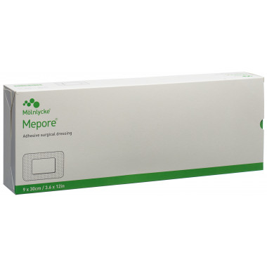Mepore Pansement 30x9cm Coussinet 25x5cm 30 pièces Mepore Pansement 30x9cm Coussinet 25x5cm 30 pièces