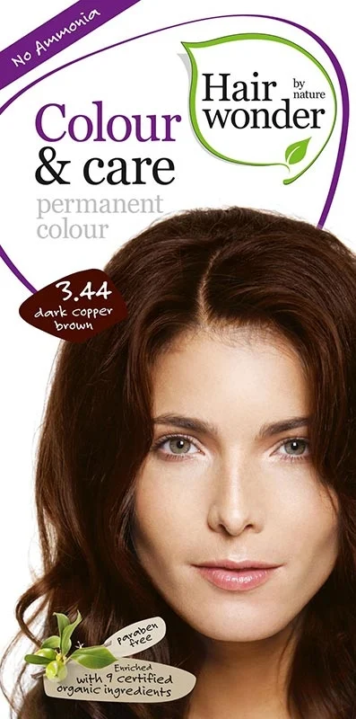 HENNA Hairwonder Colour & Care 3.44 brun cuivré foncé
