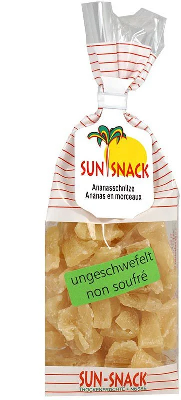 Sun Snack Tranches d'ananas Btl 200g