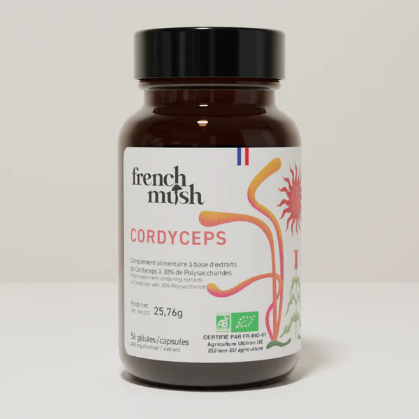 FRENCH MUSH Capsules de Cordyceps 56 pièces