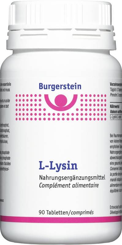 Burgerstein L-Lysine en comprimés 90 pièces Burgerstein L-Lysine en comprimés 90 pièces