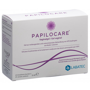 PAPILOCARE gel vaginal 21 x 5ml