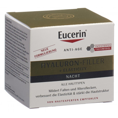 HYALURON-FILLER + ELASTICITY Crème de nuit 50ml HYALURON-FILLER + ELASTICITY Crème de nuit 50ml