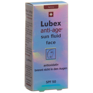 Lubex anti-age sun fluid face SPF 50 Fl 30ml