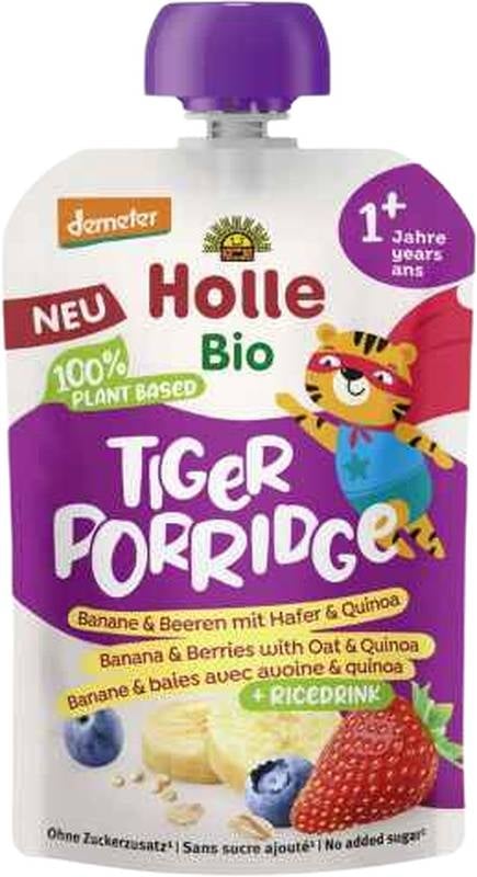HOLLE Tiger Porridge Banane Beer Avoine Quin 110 g