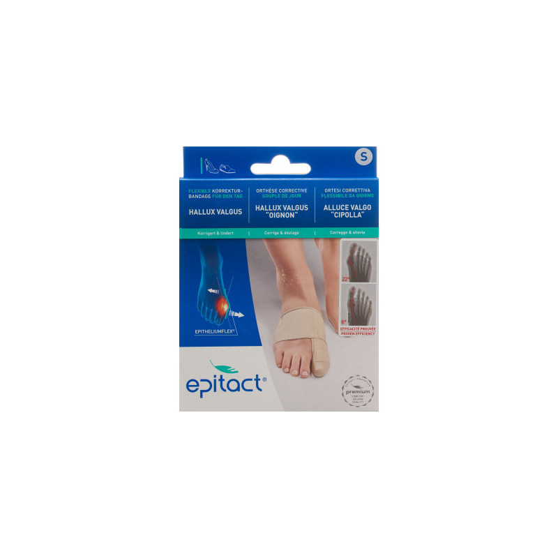 Epitact bandage correcteur flexible hallux valgus TAG S 20-21.5cm