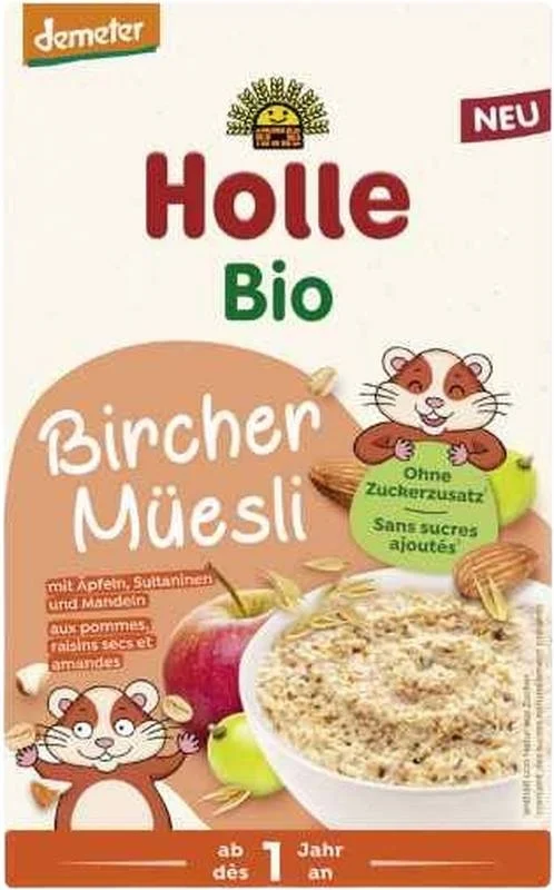 Boîte de 200 g de Birchermüesli complet bio HOLLE