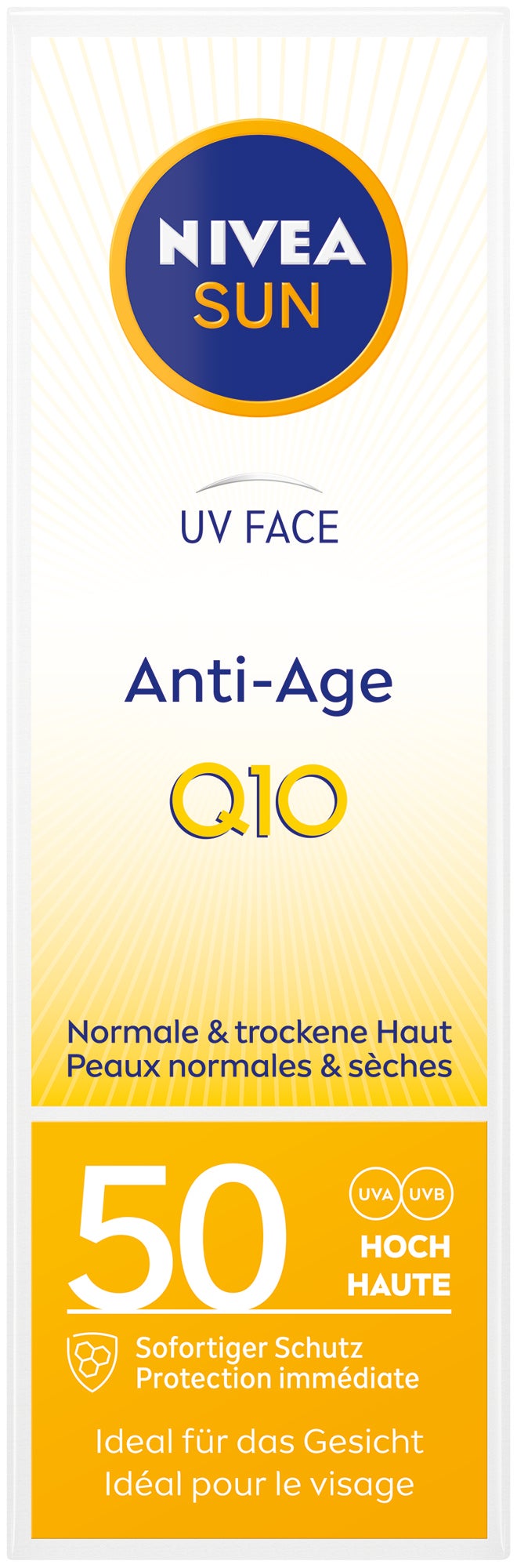 Nivea Sun UV Face Anti-Age Q10 FPS 50ml Nivea Sun UV Face Anti-Age Q10 FPS 50ml