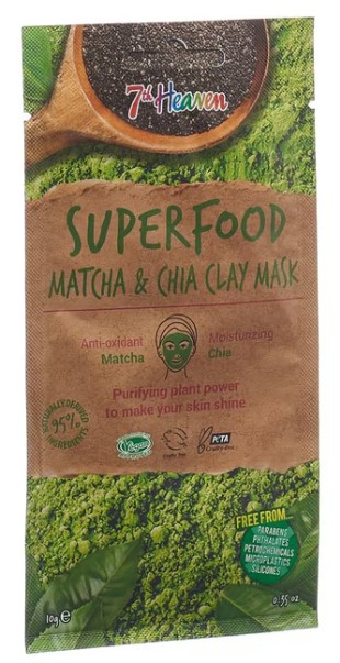 7TH HEAVEN Superfood Clay Mask Mat Chia Btl 10ml