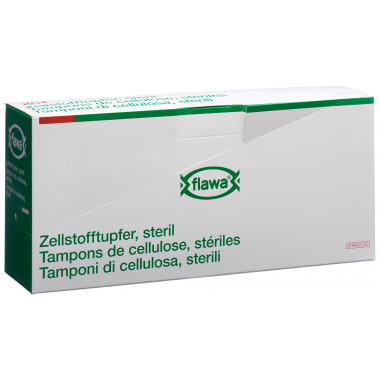 Flawa Tampons en cellulose 4x5cm stériles 50 x 3 pièces