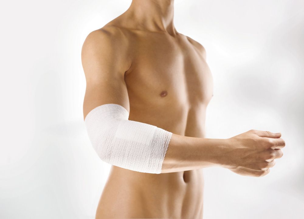 MOLLELAST haft Bande de fixation 8cmx20m sans latex MOLLELAST haft Bande de fixation 8cmx20m sans latex