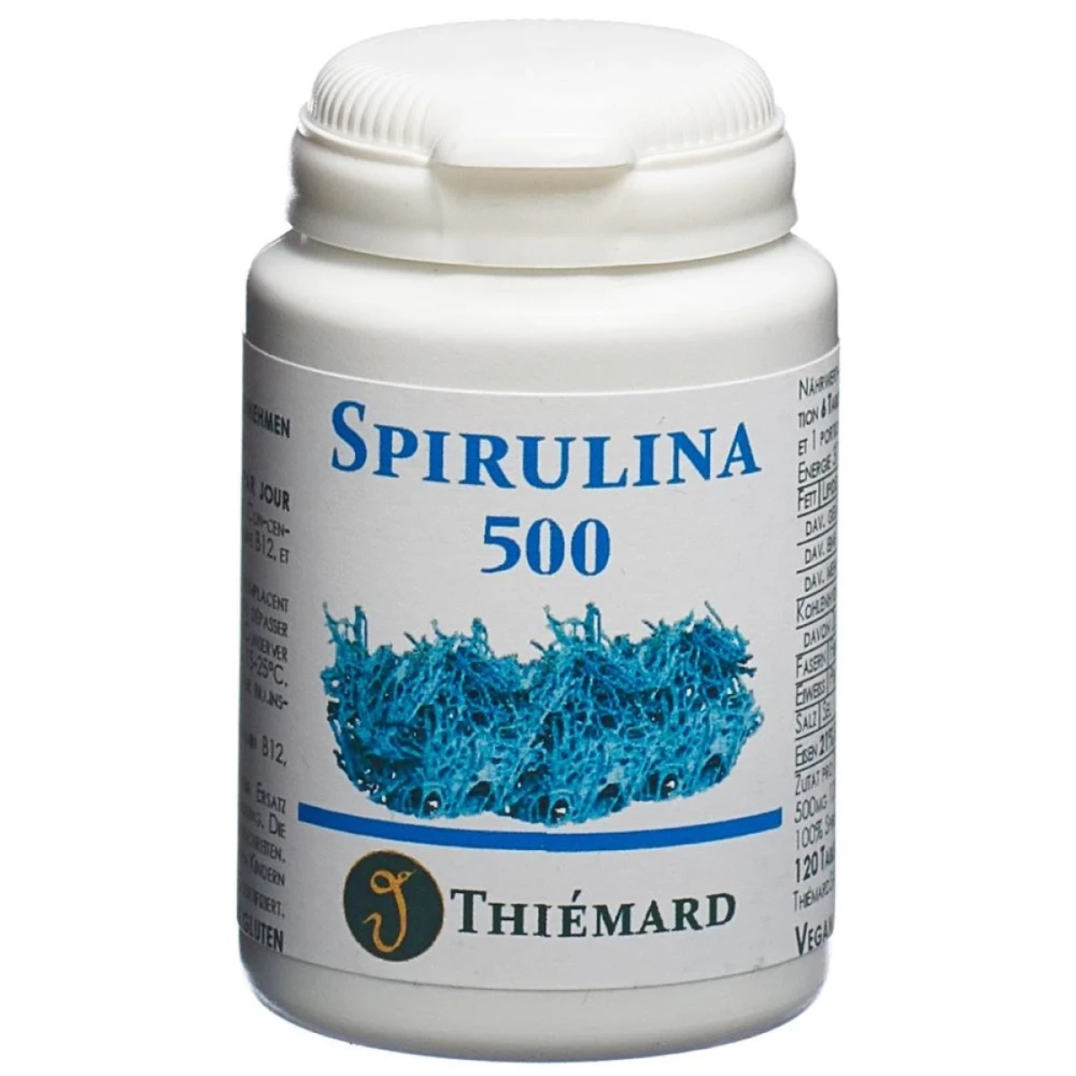 Thiémard Spiruline en comprimés 500mg Bio 1000 pièces Thiémard Spiruline en comprimés 500mg Bio 1000 pièces