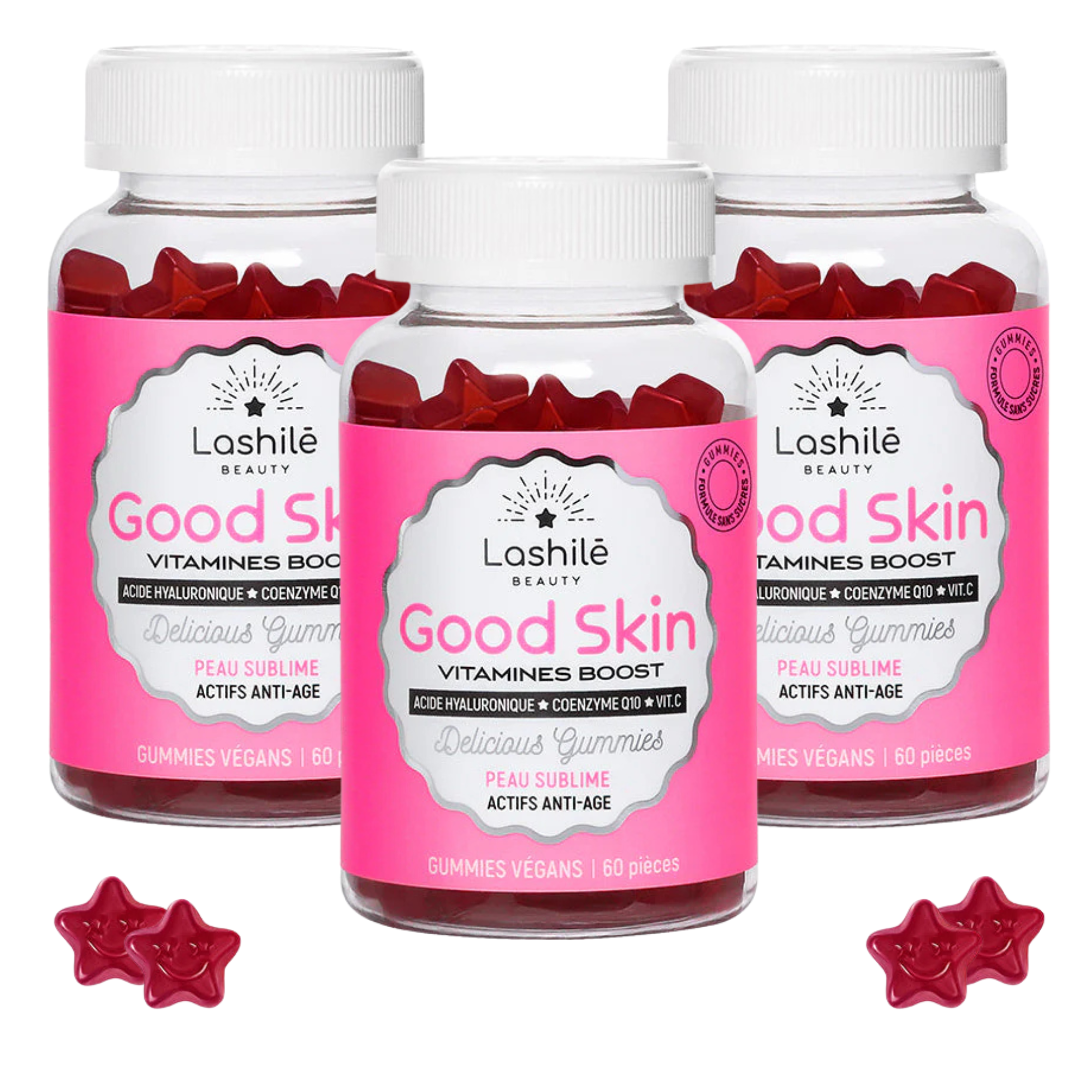 3x Lashilé Good Skin Gommes 150g 3x Lashilé Good Skin Gommes 150g