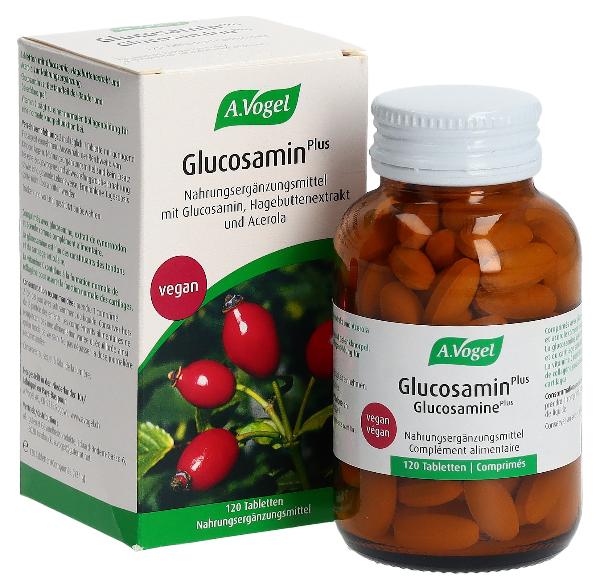 A. Vogel Glucosamine Plus comprimés à l'extrait de cynorrhodon 120 comprimés A. Vogel Glucosamine Plus comprimés à l'extrait de cynorrhodon 120 comprimés