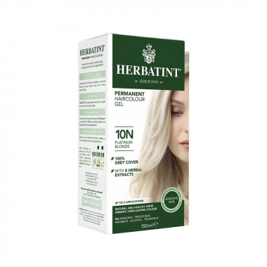 HERBATINT Gel colorant pour cheveux 10N Platinblond 150ml HERBATINT Gel colorant pour cheveux 10N Platinblond 150ml
