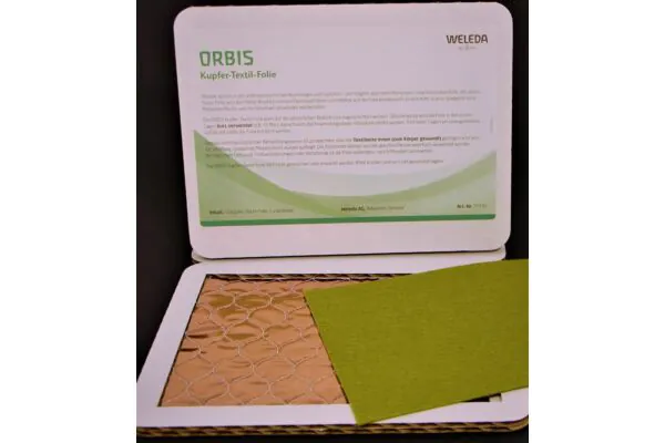 ORBIS Feuille de cuivre textile vert