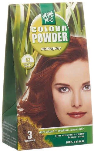 HENNA Plus Poudre de couleur 52 Acajou 100g