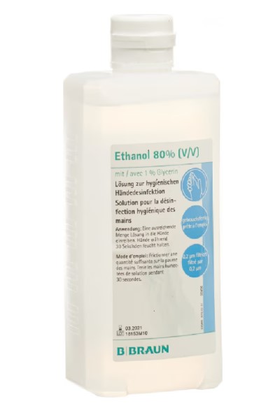 BRAUN Ethanol 80% Glycérine 1% Ovalfl 1000ml