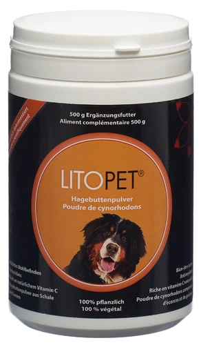 LITOPET Original : cynorrhodon danois pour chien, 500 g