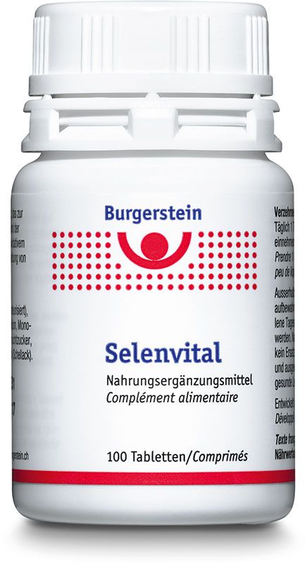 BURGERSTEIN Sélénium vital comprimés 100 pièces BURGERSTEIN Sélénium vital comprimés 100 pièces