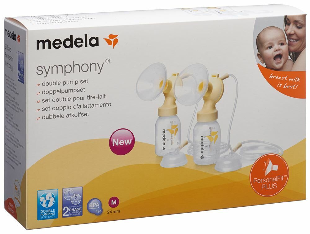 Medela Symphony Set double pompage M avec PersonalFit PLUS 24mm Medela Symphony Set double pompage M avec PersonalFit PLUS 24mm