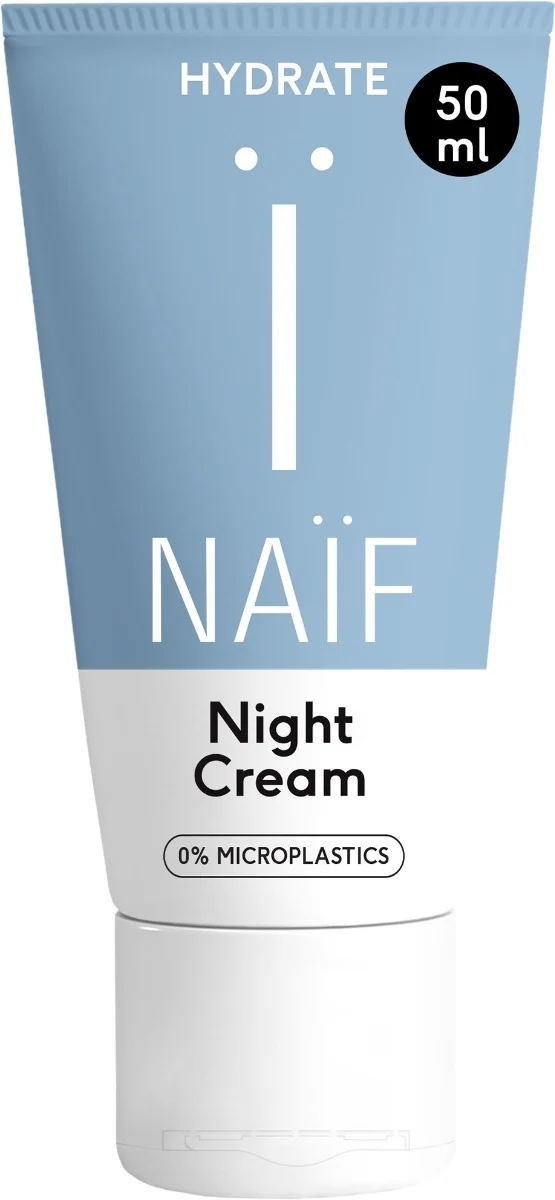 Crème de nuit régénérante Naïf, tube de 50 ml