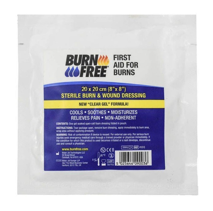 BURNFREE Compresse 20x20cm stérile avec gel BURNFREE Compresse 20x20cm stérile avec gel
