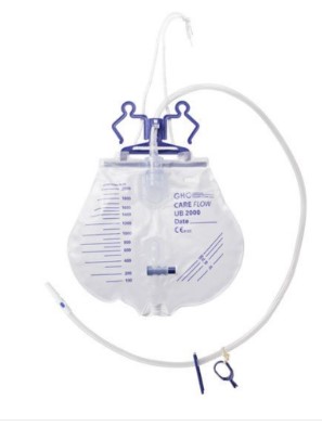 GHC Système de drainage urinaire CAREFLOW 2l 90cm Abl ges RLV