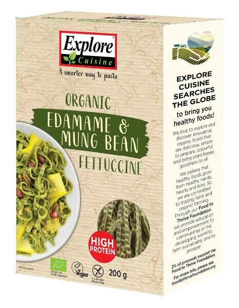 EXPLORE CUISINE Fettuccine Edamame&Mungo Bio 200g