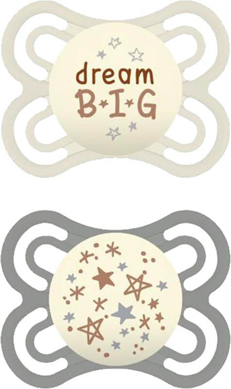 Sucette MAM Perfect Night en silicone 0-6 mois 2 pièces