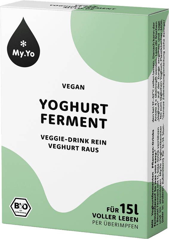 MY.YO Yaourt fermenté bio végétalien 3 x 5g