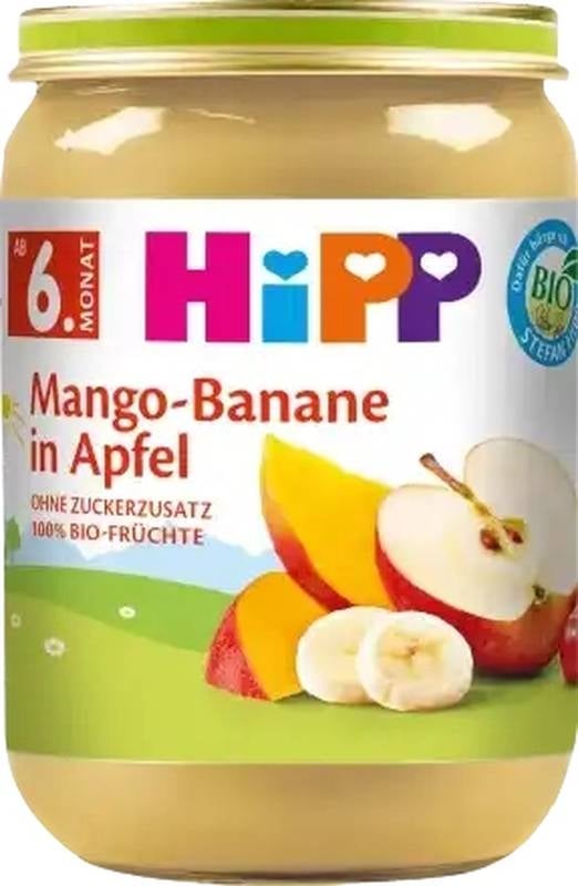 Hipp Bio Mangue Banane à la pomme pot 190g