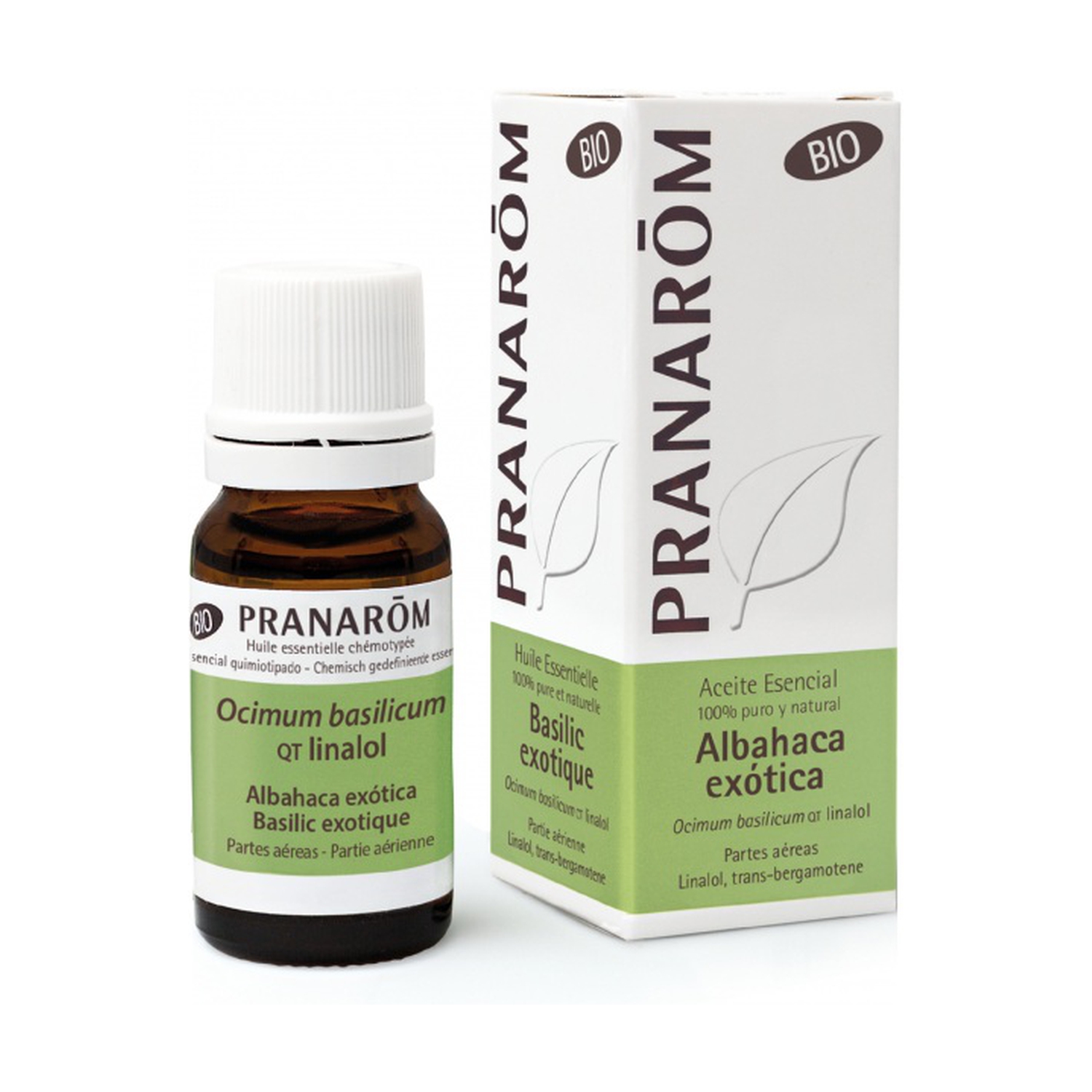 PRANAROM Basilic exotique CT Huile essentielle de linalol bio 10ml PRANAROM Basilic exotique CT Huile essentielle de linalol bio 10ml
