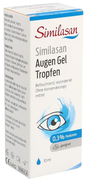 Similasan Gel pour les yeux gouttes 0.3 % Hyaluron 10ml Similasan Gel pour les yeux gouttes 0.3 % Hyaluron 10ml