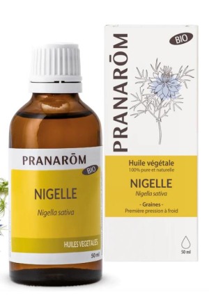 PRANAROM Huile végétale de cumin noir BIO Fl 50ml PRANAROM Huile végétale de cumin noir BIO Fl 50ml