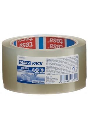 TESA Ruban d'emballage PP 66m:50mm transp. stro