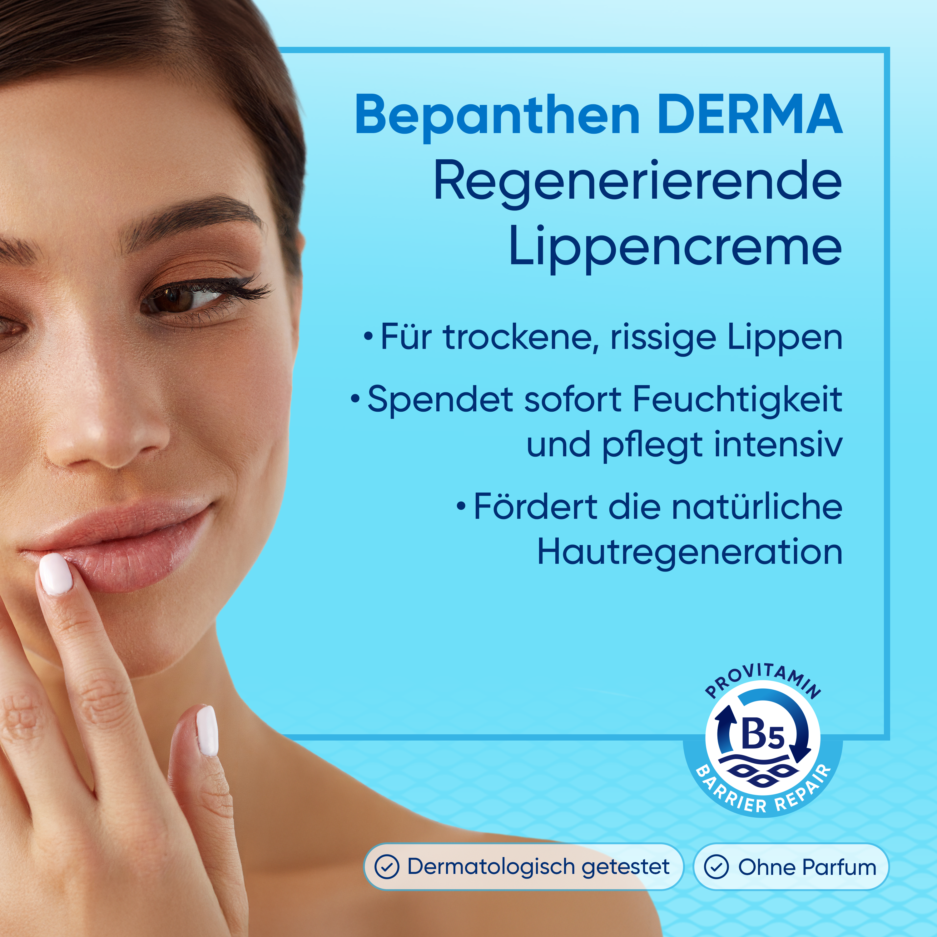 BEPANTHEN DERMA Crème à lèvres régénératrice (n) 7.5 ml