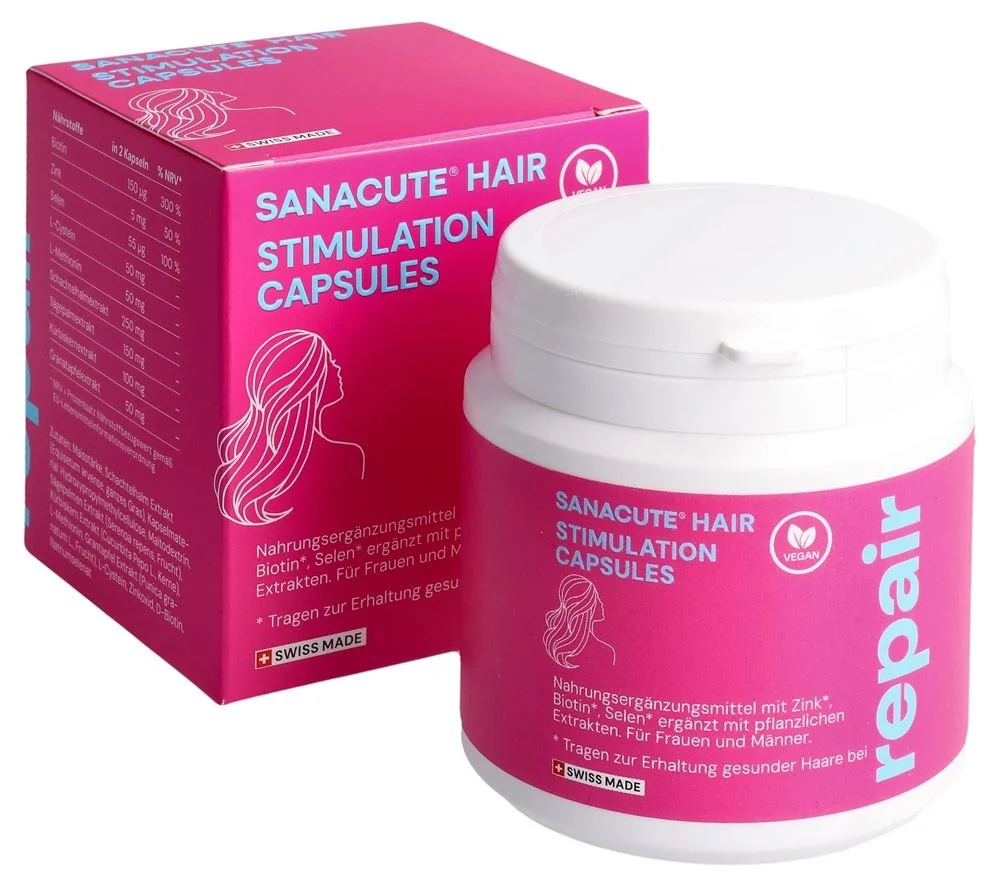 SANACUTE Capsules de stimulation capillaire Ds 60 pièces
