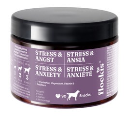 FLOCKIS friandises pour chiens comprimés à mâcher Stress&Anxiété 90 pièces
