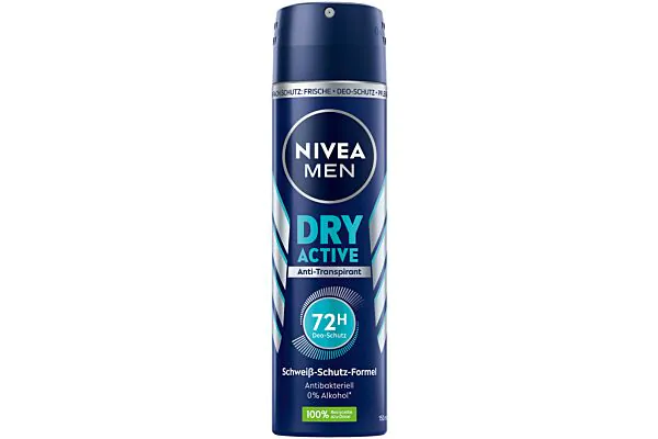 Nivea Male Deo Dry Active Aeros Spr 150ml Nivea Male Deo Dry Active Aeros Spr 150ml
