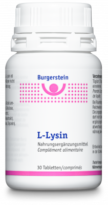 BURGERSTEIN L-Lysine comprimés 30 pièces BURGERSTEIN L-Lysine comprimés 30 pièces