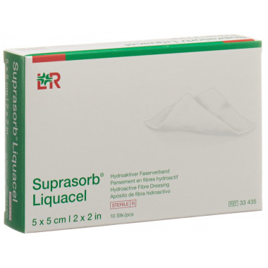 Suprasorb Liquacel 5x5cm 10 pièces