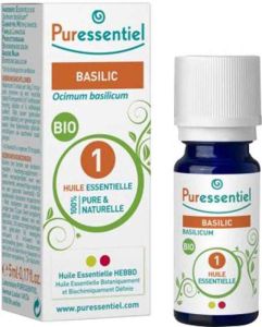 Puressentiel Huile essentielle de basilic bio 5ml Puressentiel Huile essentielle de basilic bio 5ml