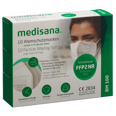 Medisana Masque de protection respiratoire FFP2 RM100 10 pièces
