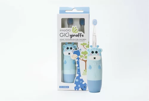 innoGIO Brosse à dents Sonic Girafe bleu