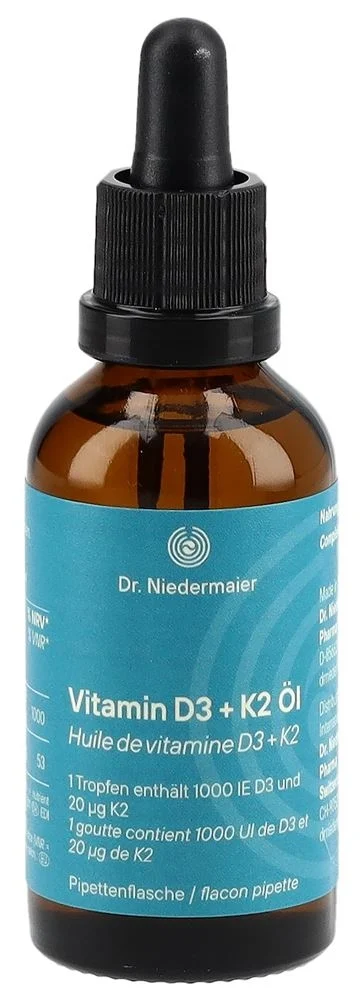 Dr. Niedermaier Huile de vitamine D3 + K2 50ml