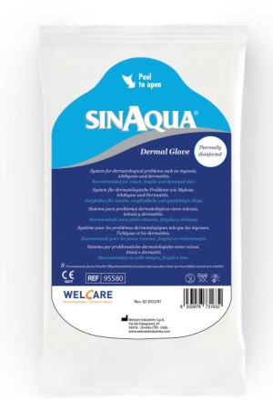 SINAQUA Dermal Glove - Gant pré-humidifié Btl 8 pièces