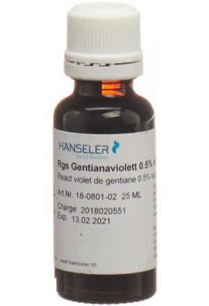 HÄNSELER Violet de gentiane 0.5 % 25 ml HÄNSELER Violet de gentiane 0.5 % 25 ml