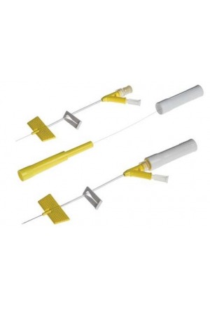 BD SAF-T-INTIMA 24G 0.7x19mm avec Y jaune 25 pièces