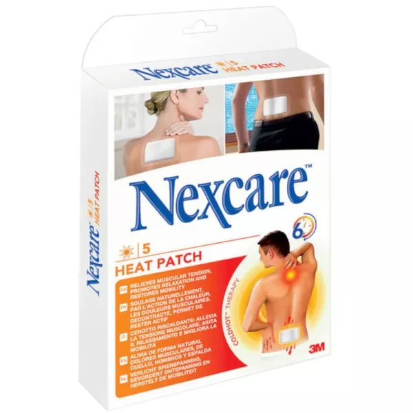 3M Nexcare Heat Patch 9.5x13cm 5 pièces 3M Nexcare Heat Patch 9.5x13cm 5 pièces